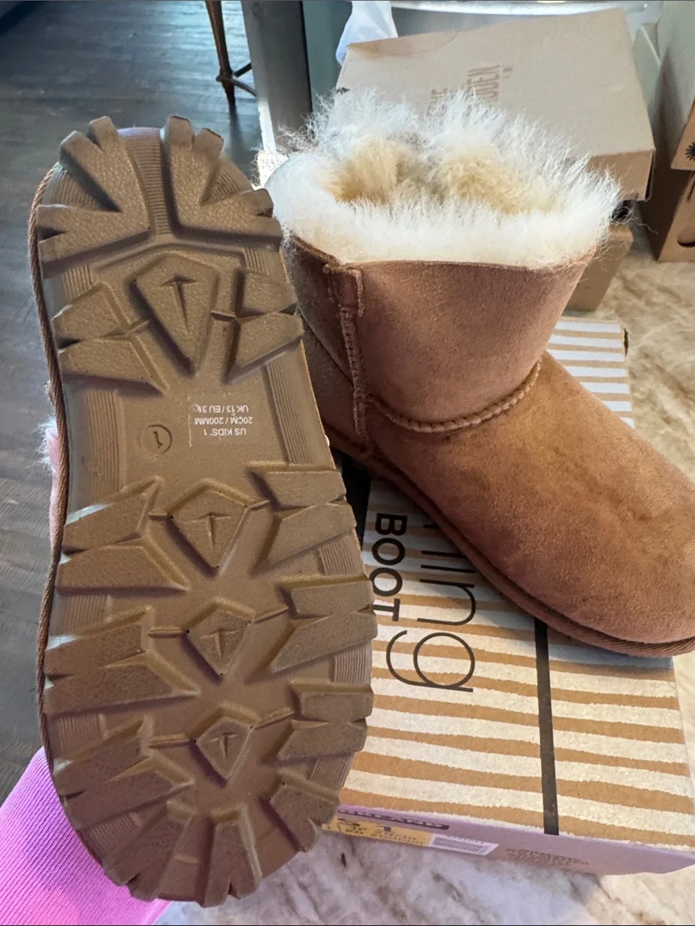 Kirkland Signature Kids' Chestnut Boots US 1